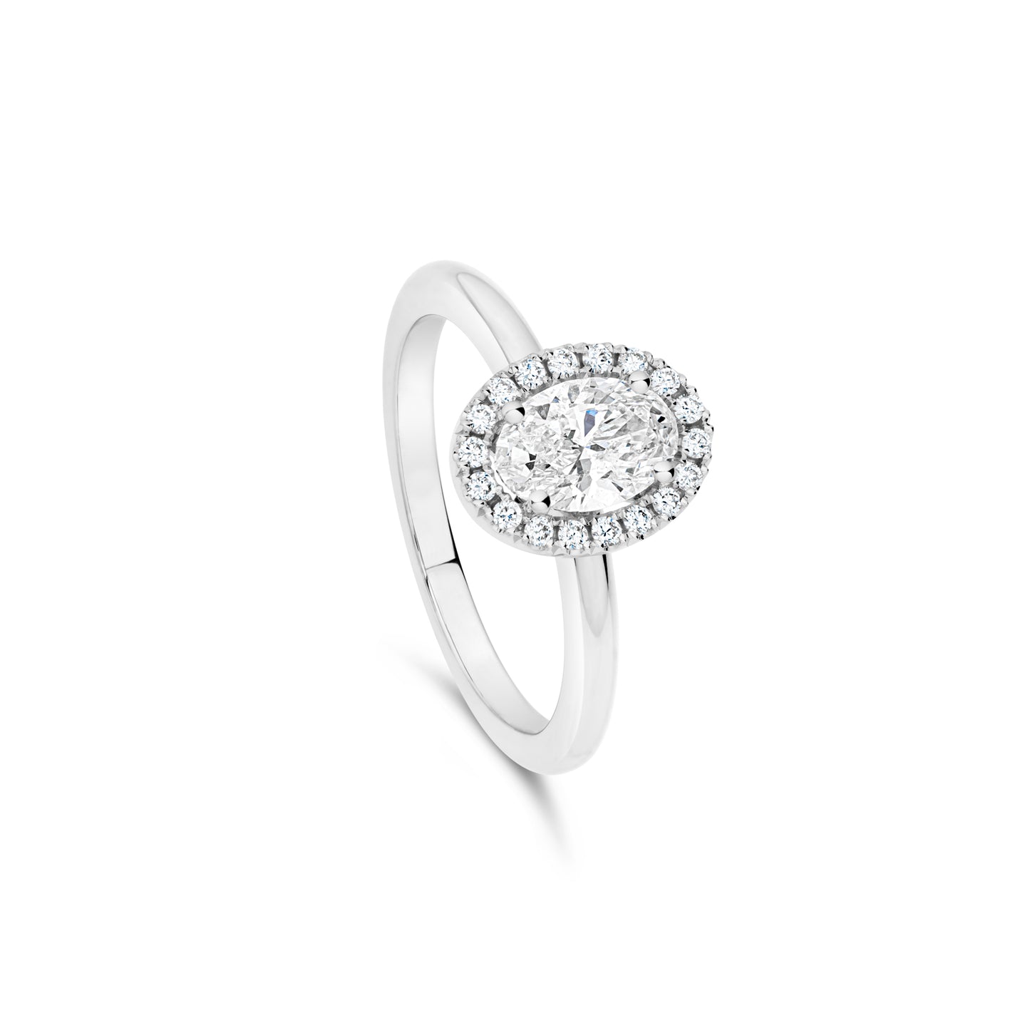 Oval Halo Ring