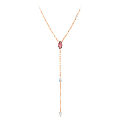 Tourmaline & Diamonds MQ Necklace