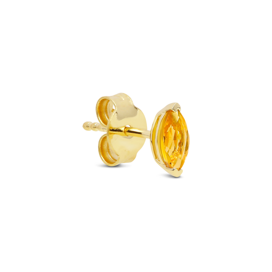 Citrine MQ stud