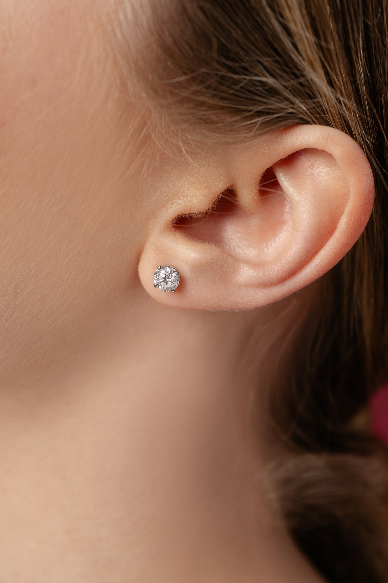 Classic Round Stud Earrings