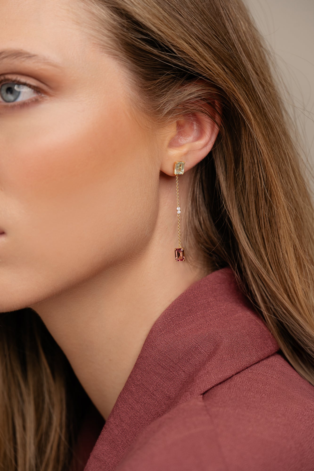 Double EM Tourmaline Earrings